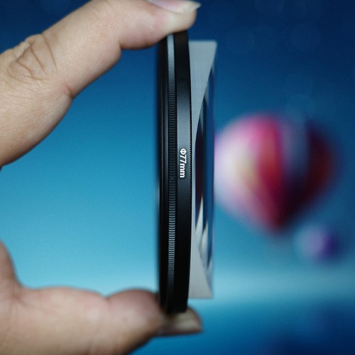 Linear lens filter with bag - linear,