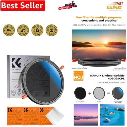 49mm variable filter nd2 32 - variable, nd2-32